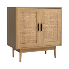 Artiss Rattan Buffet Sideboard Cabinet Storage Hallway Table Kitchen Cupboard Furniture > Dining FURNI-E-RAT-SID90-WD Online Furniture