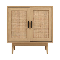 Artiss Rattan Buffet Sideboard Cabinet Storage Hallway Table Kitchen Cupboard Furniture > Dining FURNI-E-RAT-SID90-WD Online Furniture