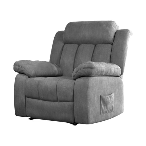 Artiss Recliner Chair Electric Massage Chair Velvet Lounge Sofa Heated Grey Furniture > Living Room RECLINER-A13-VEL-GY Online Furniture