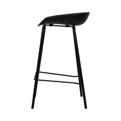 Artiss Set of 2 Metal Bar Stools - Black Furniture > Bar Stools & Chairs BA-BB-BAR-8319-BKX2 Online Furniture