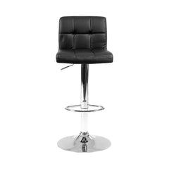 Artiss Set of 2 PU Leather Gas Lift Bar Stools - Black Furniture > Bar Stools & Chairs BA-TW-NEW1055-BKX2 Online Furniture