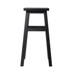 Artiss Set of 4 Beech Wood Bar Stools - Black Furniture BA-G-7031-BKX4 Online Furniture