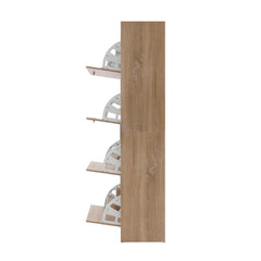 Artiss Shoe Cabinet Shoes Storage Rack Organiser 60 Pairs Wood Shelf Drawer - ozily