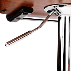 Artiss Wooden Gas Lift Bar Stool - Black and Chrome Furniture > Bar Stools & Chairs BA-TW-8045-BK Online Furniture