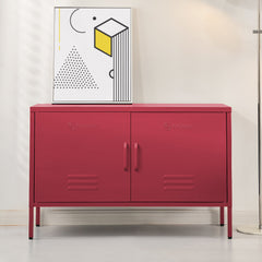 ArtissIn Buffet Sideboard Locker Metal Storage Cabinet - BASE Pink Furniture > Living Room AI-LOCKER-LD-PK Online Furniture