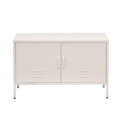 ArtissIn Buffet Sideboard Locker Metal Storage Cabinet - BASE White Furniture > Living Room AI-LOCKER-LD-WH Online Furniture