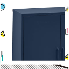 ArtissIn Buffet Sideboard Locker Metal Storage Cabinet - SWEETHEART Blue Furniture > Living Room AI-LOCKER-MI-BL Online Furniture