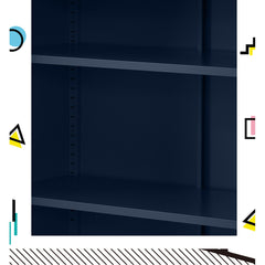 ArtissIn Buffet Sideboard Locker Metal Storage Cabinet - SWEETHEART Blue Furniture > Living Room AI-LOCKER-MI-BL Online Furniture