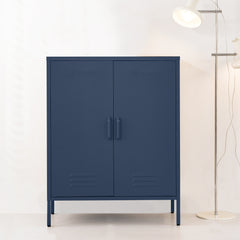 ArtissIn Buffet Sideboard Locker Metal Storage Cabinet - SWEETHEART Blue Furniture > Living Room AI-LOCKER-MI-BL Online Furniture