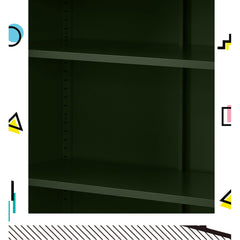 ArtissIn Buffet Sideboard Locker Metal Storage Cabinet - SWEETHEART Green Furniture > Living Room AI-LOCKER-MI-GN Online Furniture