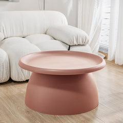 ArtissIn Coffee Table Mushroom Nordic Round Large Side Table 70CM Pink Furniture > Living Room AI-PP-CT-L-PK Online Furniture