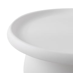 ArtissIn Coffee Table Mushroom Nordic Round Large Side Table 70CM White Furniture > Living Room AI-PP-CT-L-WH Online Furniture