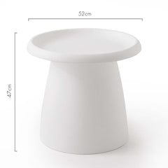 ArtissIn Coffee Table Mushroom Nordic Round Small Side Table 50CM White Furniture > Living Room AI-PP-CT-S-WH Online Furniture