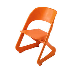 ArtissIn Set of 4 Dining Chairs Office Cafe Lounge Seat Stackable Plastic Leisure Chairs Orange Furniture > Bar Stools & Chairs AI-PP-CHAIR-OR Online Furniture