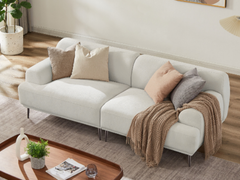 Ashwin 3 Seater Sofa Sofas ASW-3S-CLKWHT Online Furniture