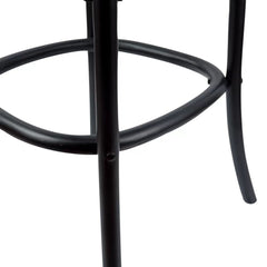 Aster 2pc Crossback Bar Stools Dining Chair Solid Birch Timber Rattan Seat Black Furniture > Bar Stools & Chairs V315-VOD-CAFE-13-2PC-KIT Online Furniture