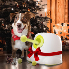 Automatic Ball Launcher Throwing Machine Dog Toys Interactive Tennis Pet 6Balls Pet Care V400-AFP-3196-6BALL Online Furniture