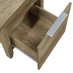 Bedside Table 2 drawers Storage Table Night Stand MDF in Oak Furniture > Living Room V43-BST-CELOAK Online Furniture