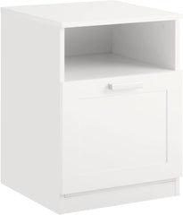 Bedside Table Shelf Drawer, White Furniture > Living Room V178-64184 Online Furniture