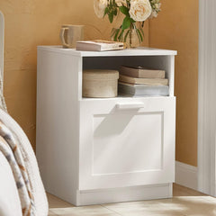 Bedside Table Shelf Drawer, White Furniture > Living Room V178-64184 Online Furniture