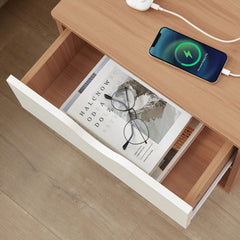 Bedside Table with Powerboard & USB Ports Furniture > Living Room V178-100038 Online Furniture