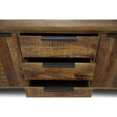 Begonia Buffet Sideboard Table 170cm 2 Door 3 Drawer Mango Wood Unique Furniture Furniture > Living Room V315-UL-006 Online Furniture