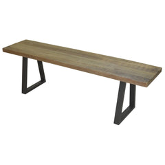 Begonia Dining Bench Seat 150cm Live Edge Mango Wood Unique Furniture - Natural Furniture > Dining V315-UL-005 Online Furniture