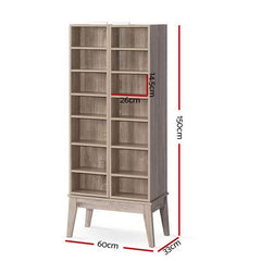 Bookshelf Media Storage Display Shelf - ozily