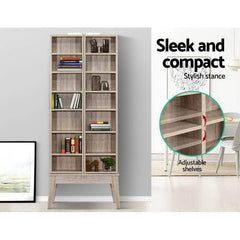 Bookshelf Media Storage Display Shelf - ozily