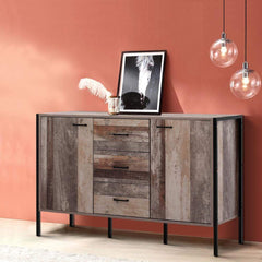 Buffet Sideboard Storage Industrial Rustic - ozily