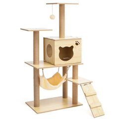 Cat Tree (120cm / 135cm Wood) - PT-CT-132-RN / PT-CT-132-MM Pet Care > Cat Supplies V227-7050641002082 Online Furniture
