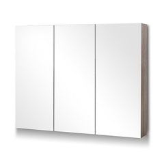 Cefito Bathroom Mirror Cabinet 900mm x720mm - Natural Furniture BV-MC-6005-NT-AB Online Furniture