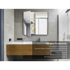 Cefito Bathroom Vanity Mirror with Storage Cavinet - White Furniture BV-MC-6007-WH Online Furniture