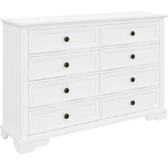 Celosia Dresser 8 Chest of Drawers Bedroom Acacia Timber Storage Cabinet - White Furniture > Bedroom V315-VO-SALA-05 Online Furniture