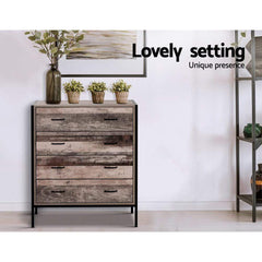 Chest of Drawers Industrial Rustic - ozily