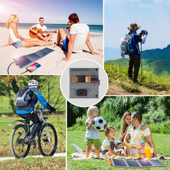 CHOETECH SC004 14W USB Foldable Solar Powered Charger Electronics > Battery Chargers & Power V28-ELECHOSC004 Online Furniture