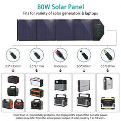 CHOETECH SC007 Solar Panel Portable Charger 80W 18V with USB-C PD 30W Electronics > Mobile Accessories V28-ELECHOSC007 Online Furniture