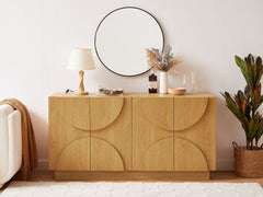 Cleo Sideboard Buffets & Sideboards CLEO-SB-OAK Online Furniture