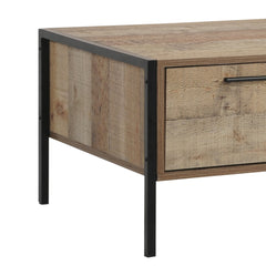 Coffee Table 2 Drawers Particle Board Storage in Oak Colour Furniture > Living Room V43-CT-MAS-OK Online Furniture