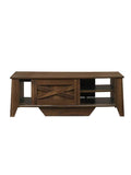 Coffee Table Sliding Door – Dark Wood