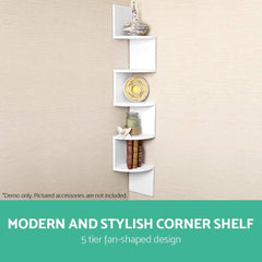 Corner Wall Shelf - While - ozily