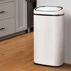 Devanti 68L Sensor Bin White Home & Garden > Kitchen Bins SB-68L-S06-WH Online Furniture