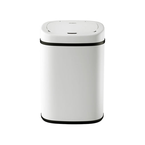 Devanti 82L Motion Sensor Bin Rubbish Waste Automatic Trash Can Kitchen White Appliances > Kitchen Appliances SB-82L-S24-WH Online Furniture