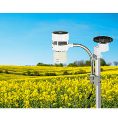 Devanti Weather Station Ultrasonic Anemometer Outdoor WiFi Rain Gauge Solar Home & Garden > Garden Tools WS-H2553-WIFI-MF-UVL Online Furniture