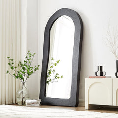 Dome Mirror in Black Health & Beauty > Makeup Mirrors V80-ARH-MR80-BLK Online Furniture