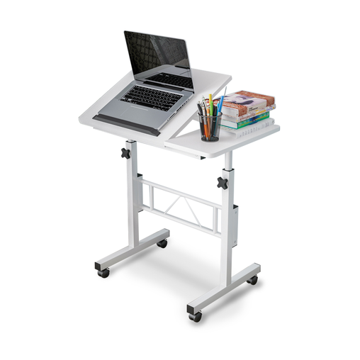 EKKIO Mobile Desk Half Tilt White EK-MD-100-VAC Furniture > Office V227-2997201002000 Online Furniture