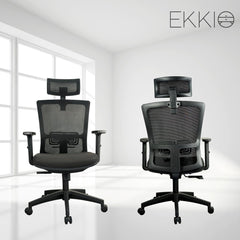 EKKIO Zorae - Office Chair (Black) EK-OC-100-SQ / EK-OC-100-BST Furniture > Office V227-2997101000990 Online Furniture