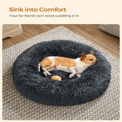 FEANDREA 60cm Dog Bed with Removable Washable Cusion Dark Gray Pet Care > Dog Supplies V227-3309641001411 Online Furniture