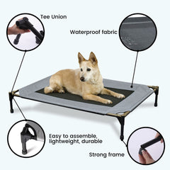 Floofi Elevated Camping Pet Bed (M Army) - PT-PB-148-QQQ Pet Care > Dog Supplies V227-7050641000024 Online Furniture