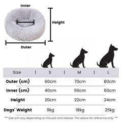 Floofi Pet Bed 80cm (Rose Gold) PT-PB-128-XL Pet Care > Dog Supplies V227-7050641000995 Online Furniture